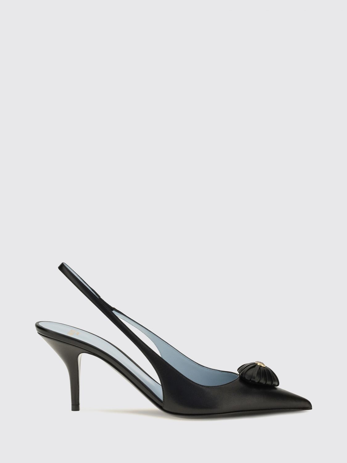 VALENTINO GARAVANI Coeur Royal Leder-Slingbacks mit VLogo Signature