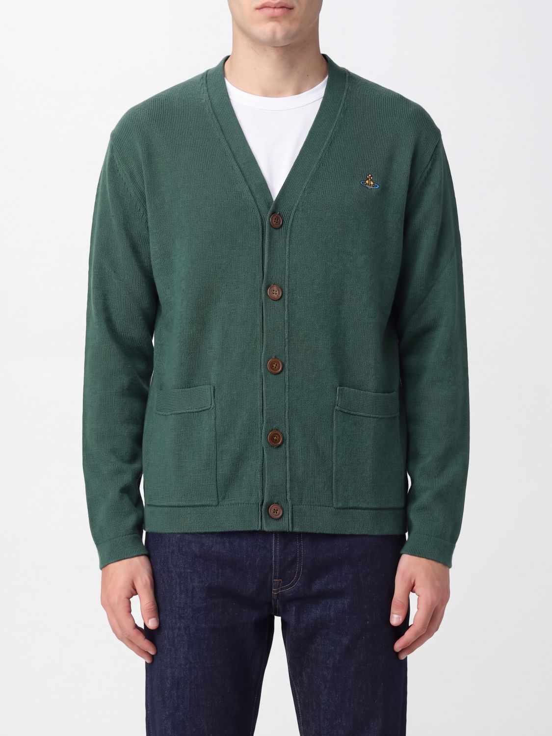 Vivienne Westwood Sweater Men Color Green In 绿色
