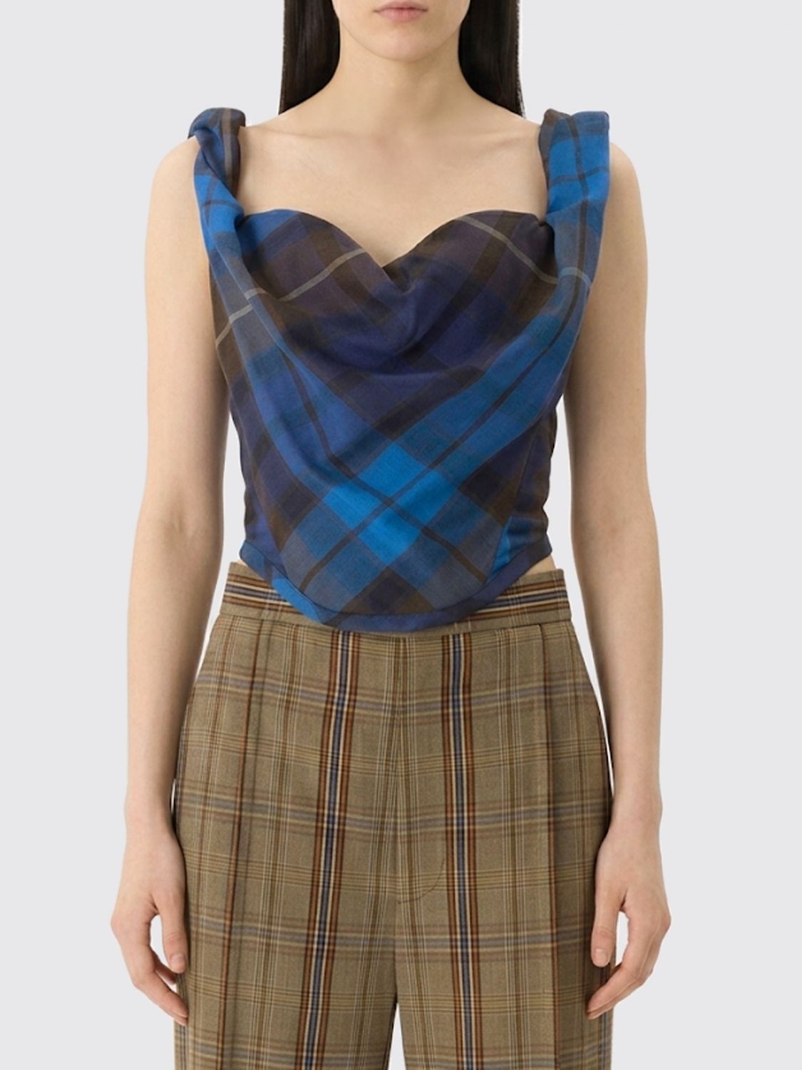 VIVIENNE WESTWOOD Top Woman color Blue