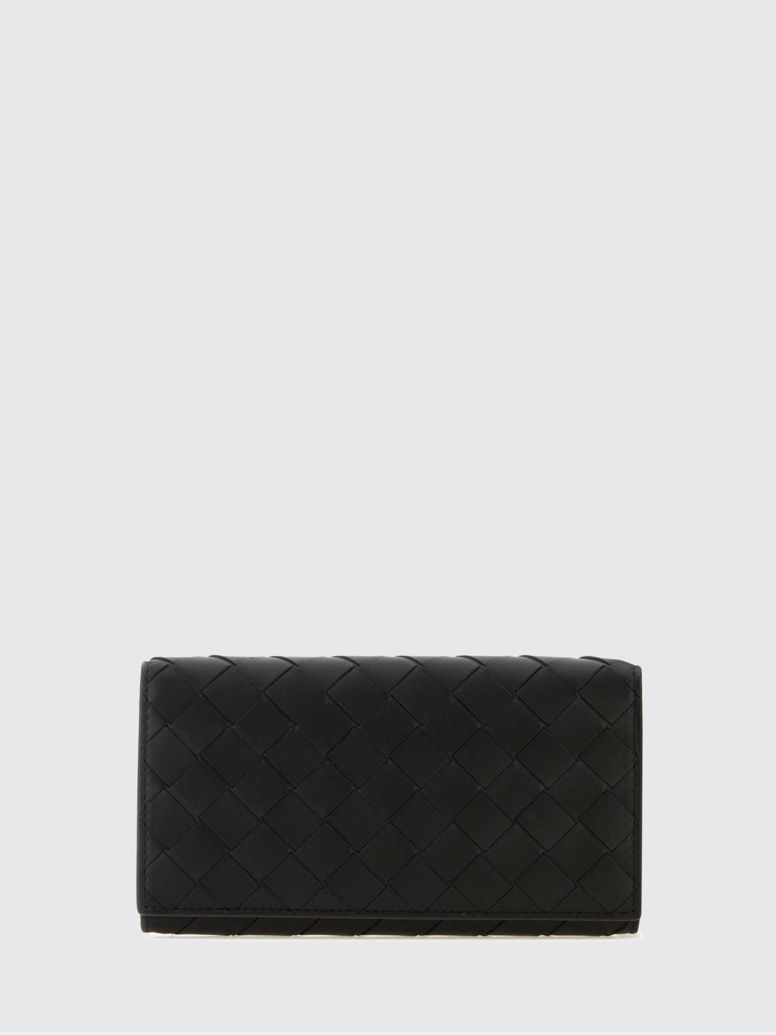 BOTTEGA VENETA Intrecciato Woven Calfskin Leather Bifold Wallet