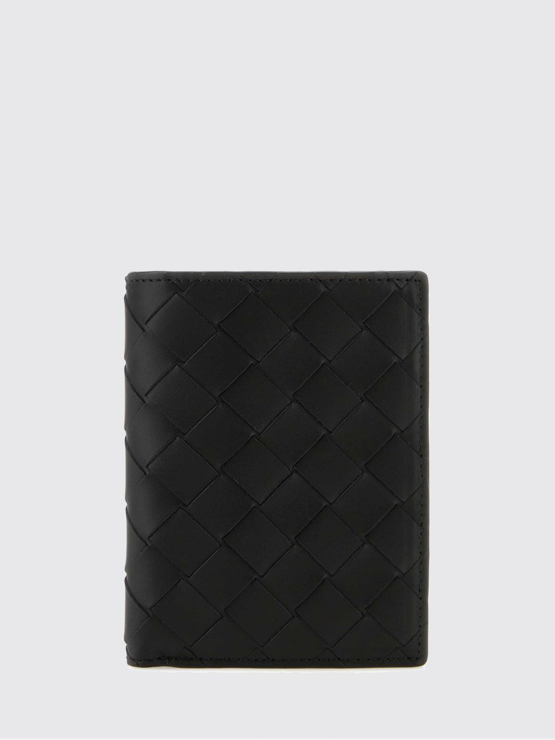 BOTTEGA VENETA Intrecciato Woven Calfskin Leather Bifold Wallet