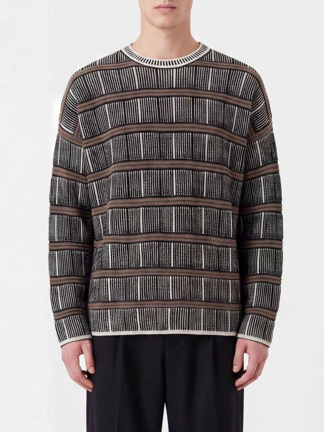 GIORGIO ARMANI Maglia in lana e seta