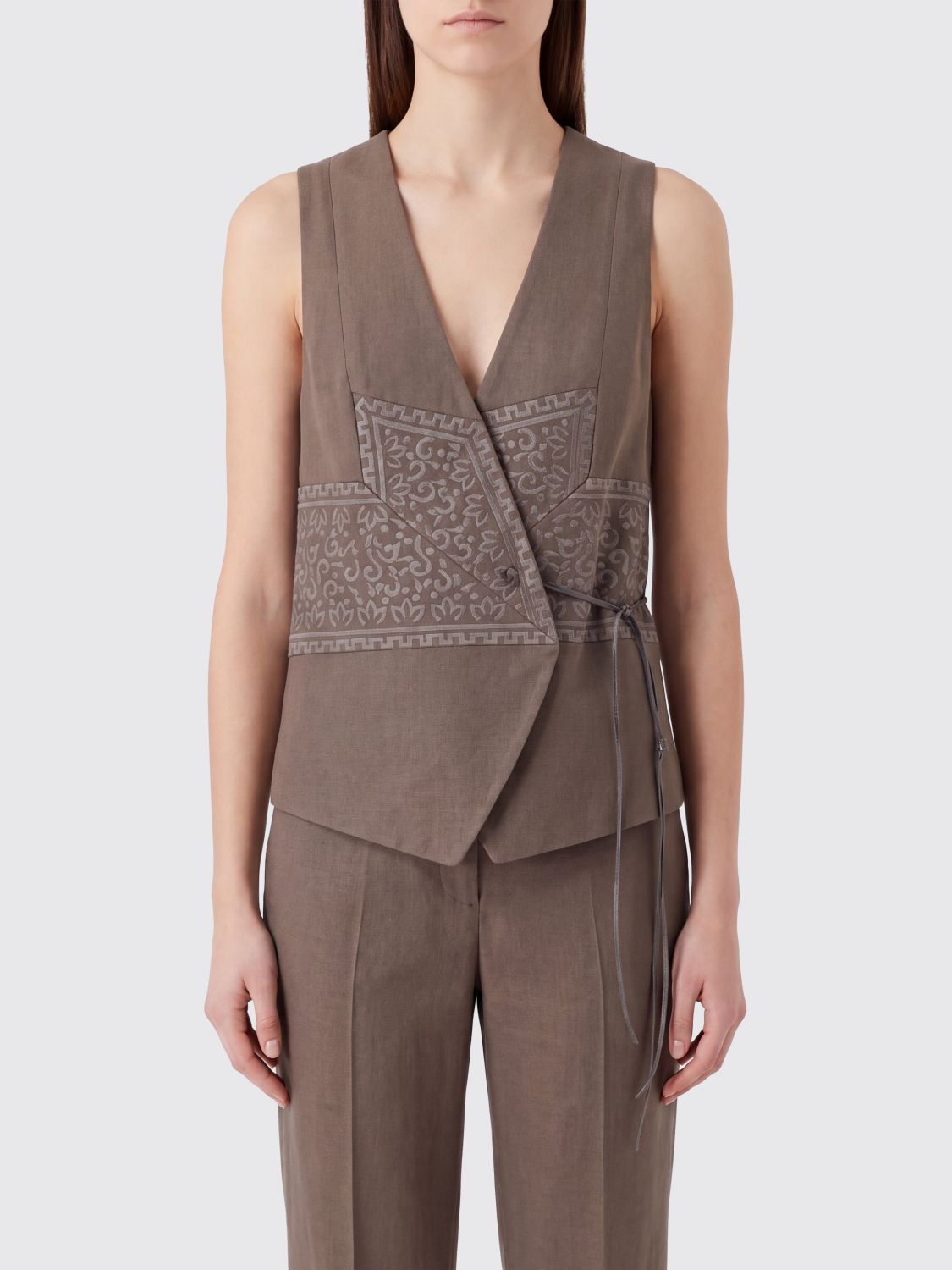 GIORGIO ARMANI Giacca Donna colore Fango