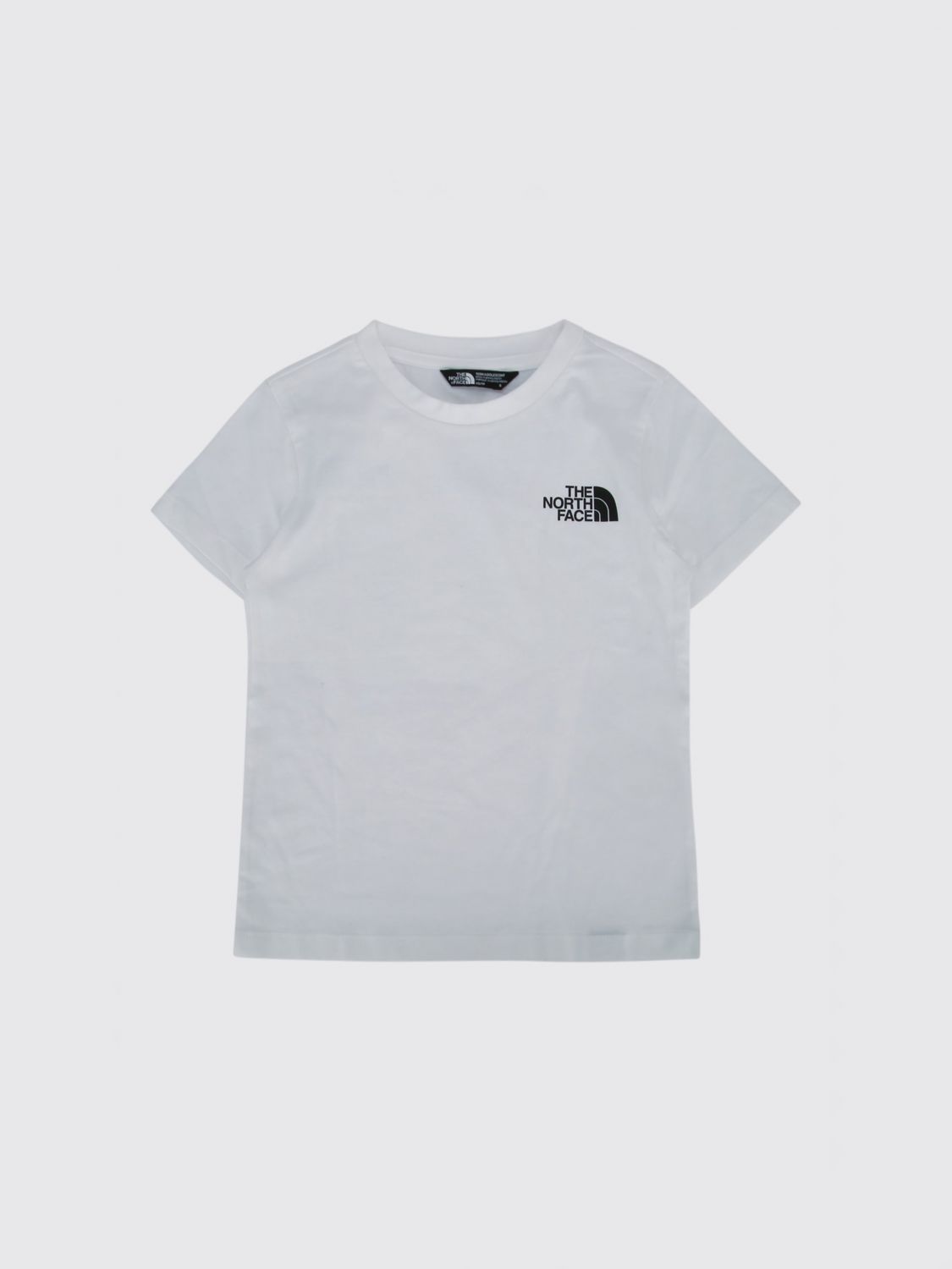THE NORTH FACE Jungen-T-Shirt aus Baumwolle mit Kontrastlogo