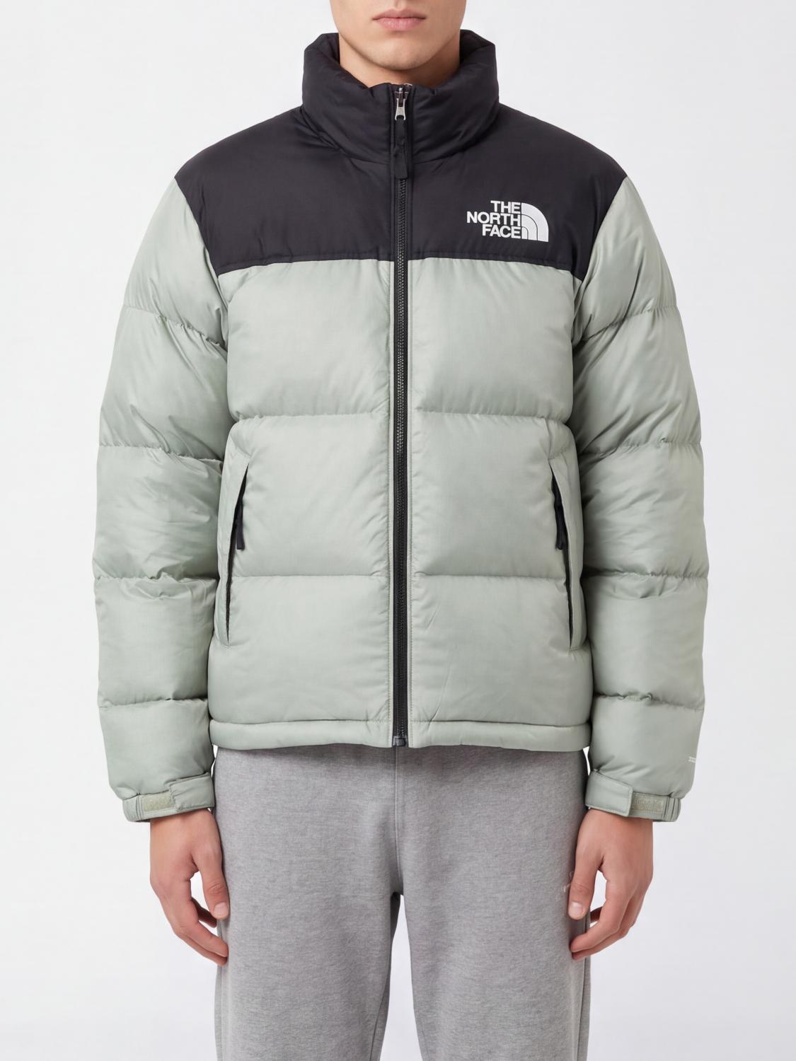 THE NORTH FACE Piumino trapuntato in nylon impermeabile con collo alto e logo