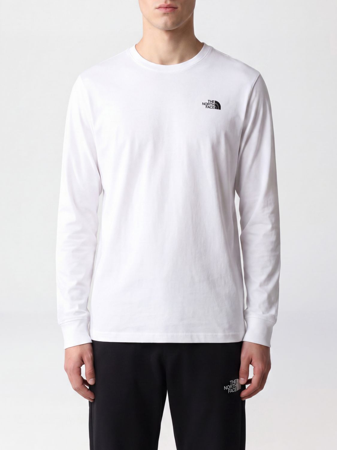 The North Face Long-Sleeved Cotton-Blend T-shirt with Embroidered Logo