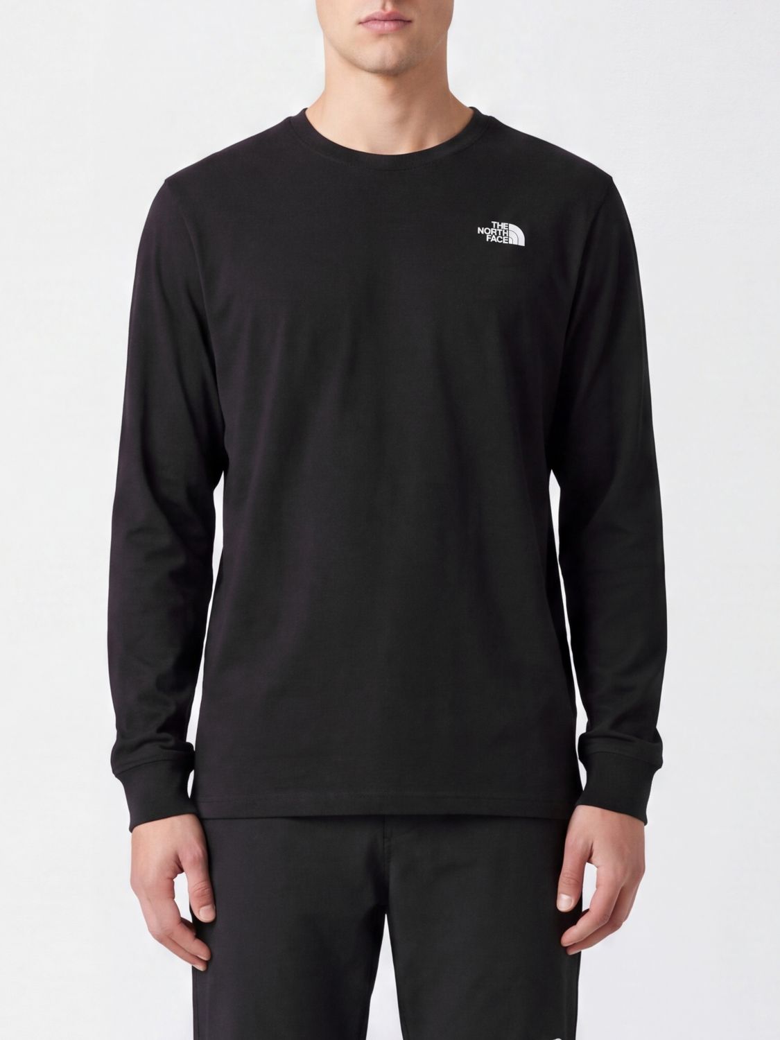The North Face Long-Sleeved Cotton-Blend T-shirt with Embroidered Logo