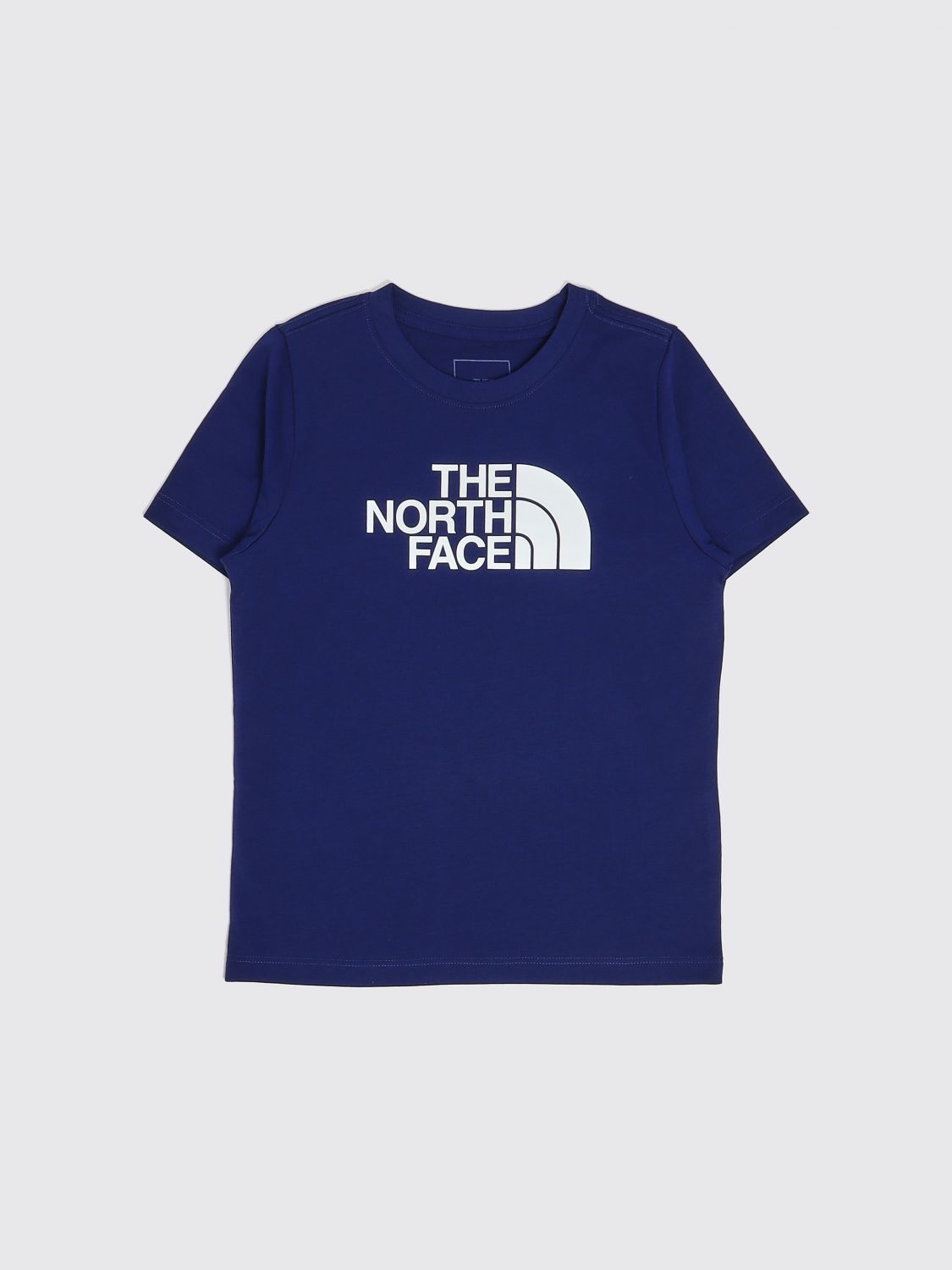 THE NORTH FACE T-shirt da bambino in cotone con logo frontale e posteriore