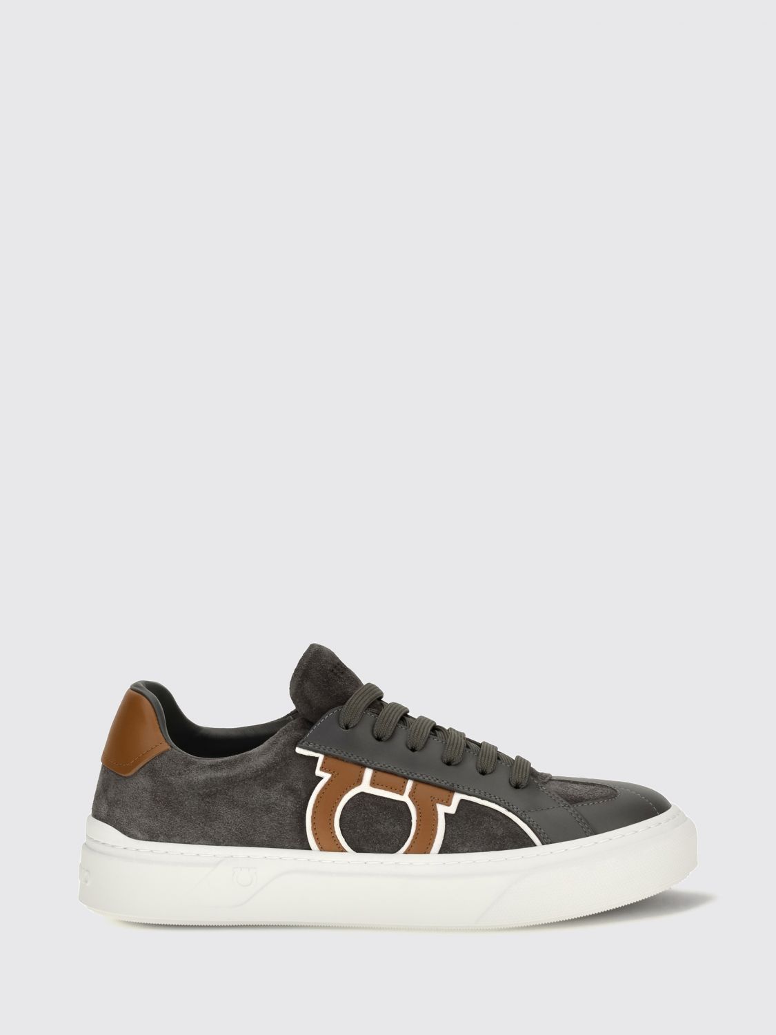 FERRAGAMO Sneakers Men color Grey