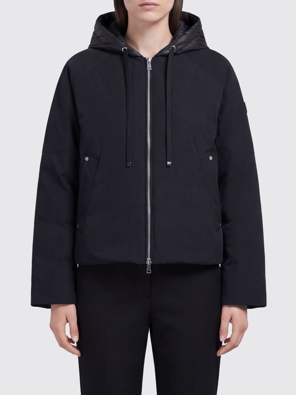 Moose Knuckles Tegan Hooded Padded Ripstop Nylon Bomber Jacket