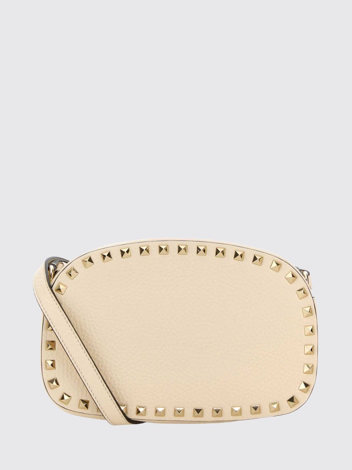 VALENTINO GARAVANI Borsa Rockstud in pelle a grana