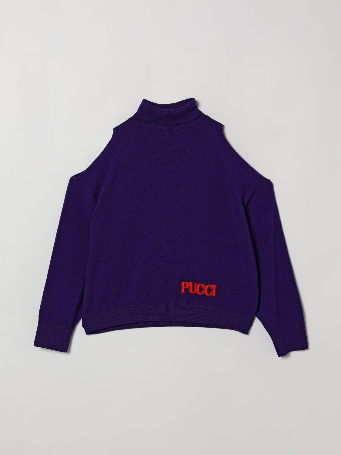 Pucci Sweater Kids Color Blue In 蓝色