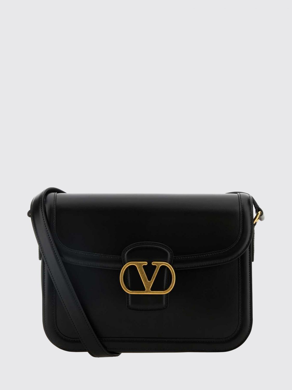 VALENTINO GARAVANI 9To5 Leather Crossbody Bag with VLogo Signature