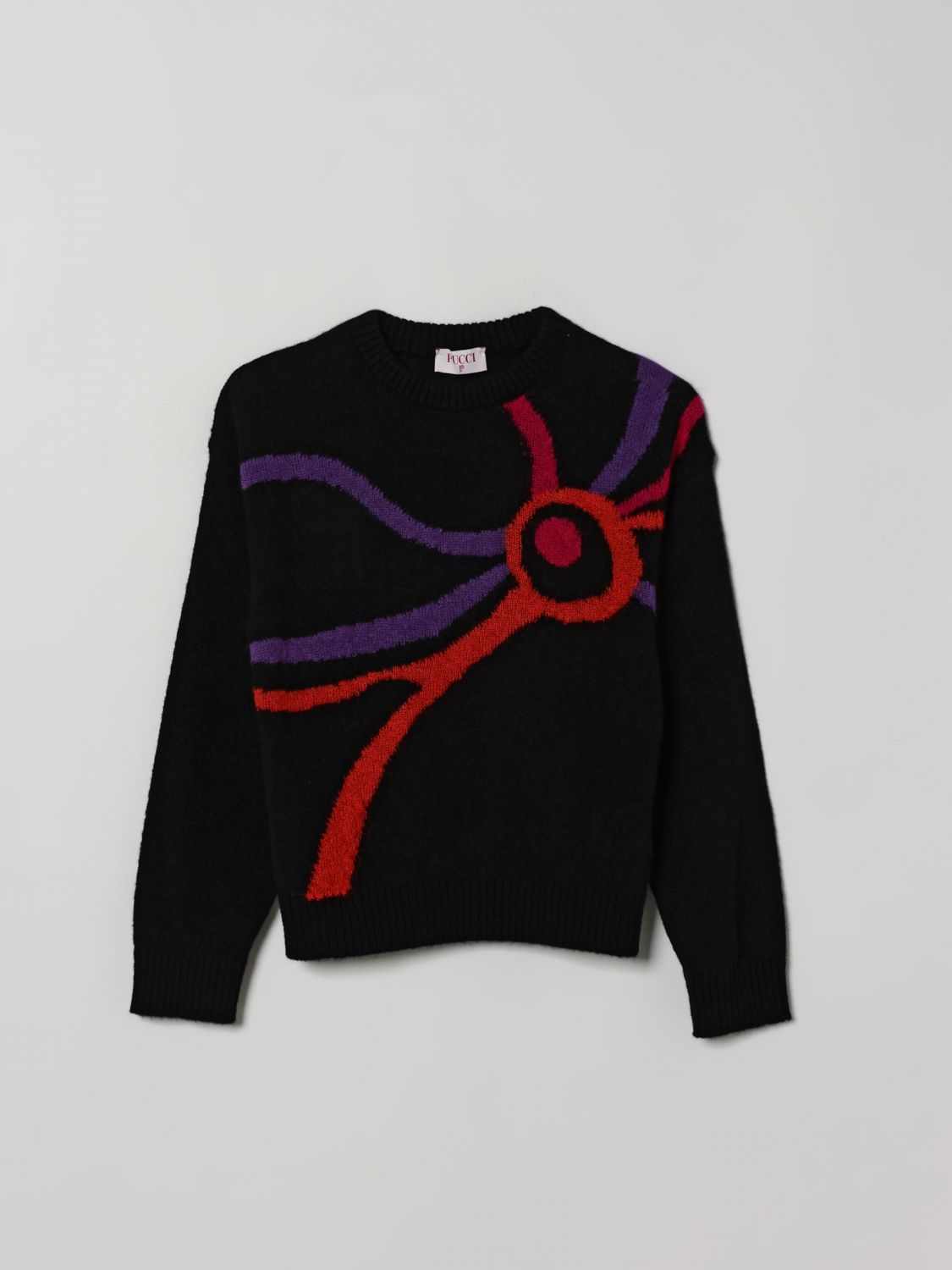 Pucci Sweater Kids Color Black In 黑色