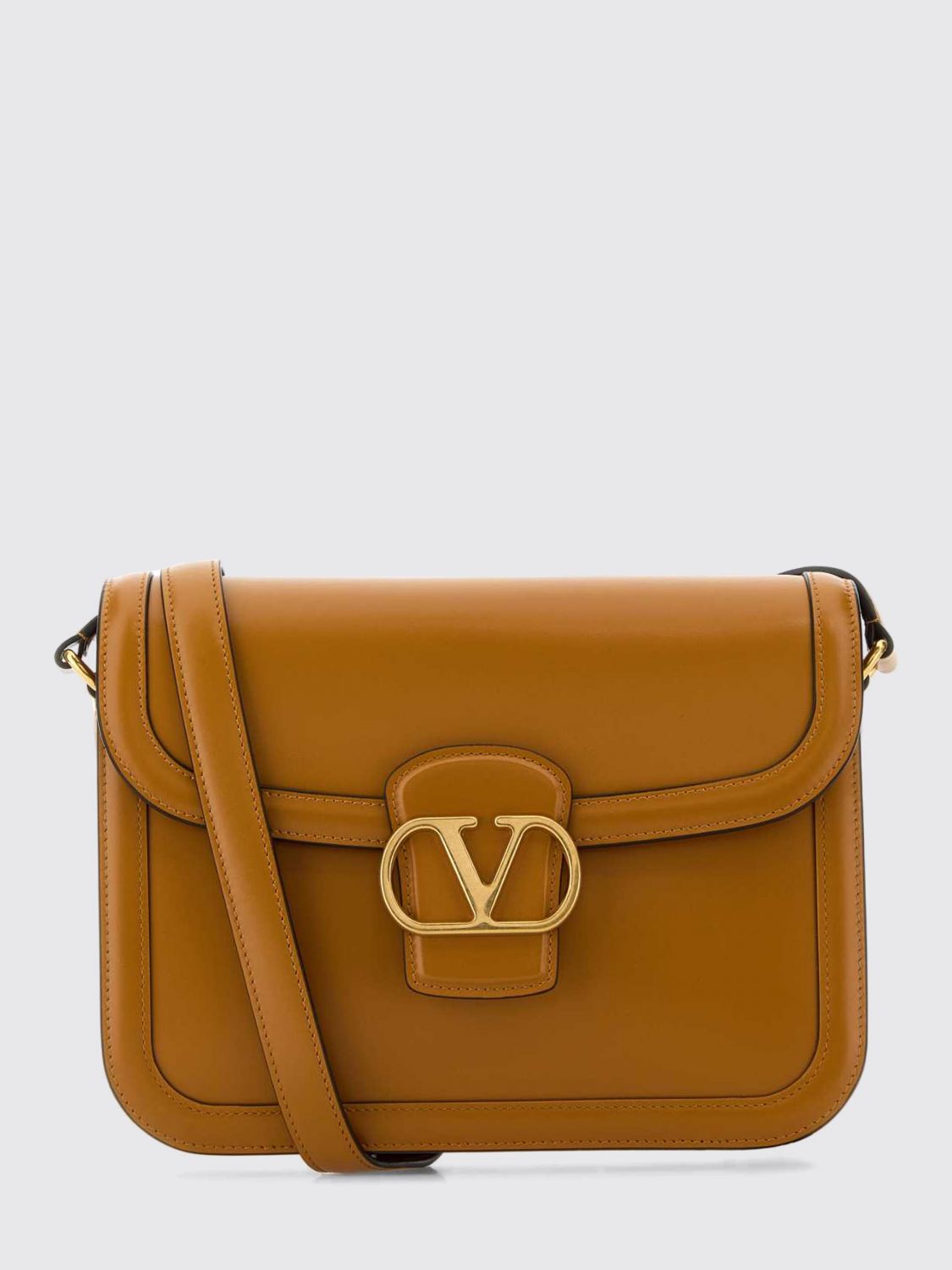 VALENTINO GARAVANI 9To5 Small Calfskin Crossbody Bag with VLogo Signature