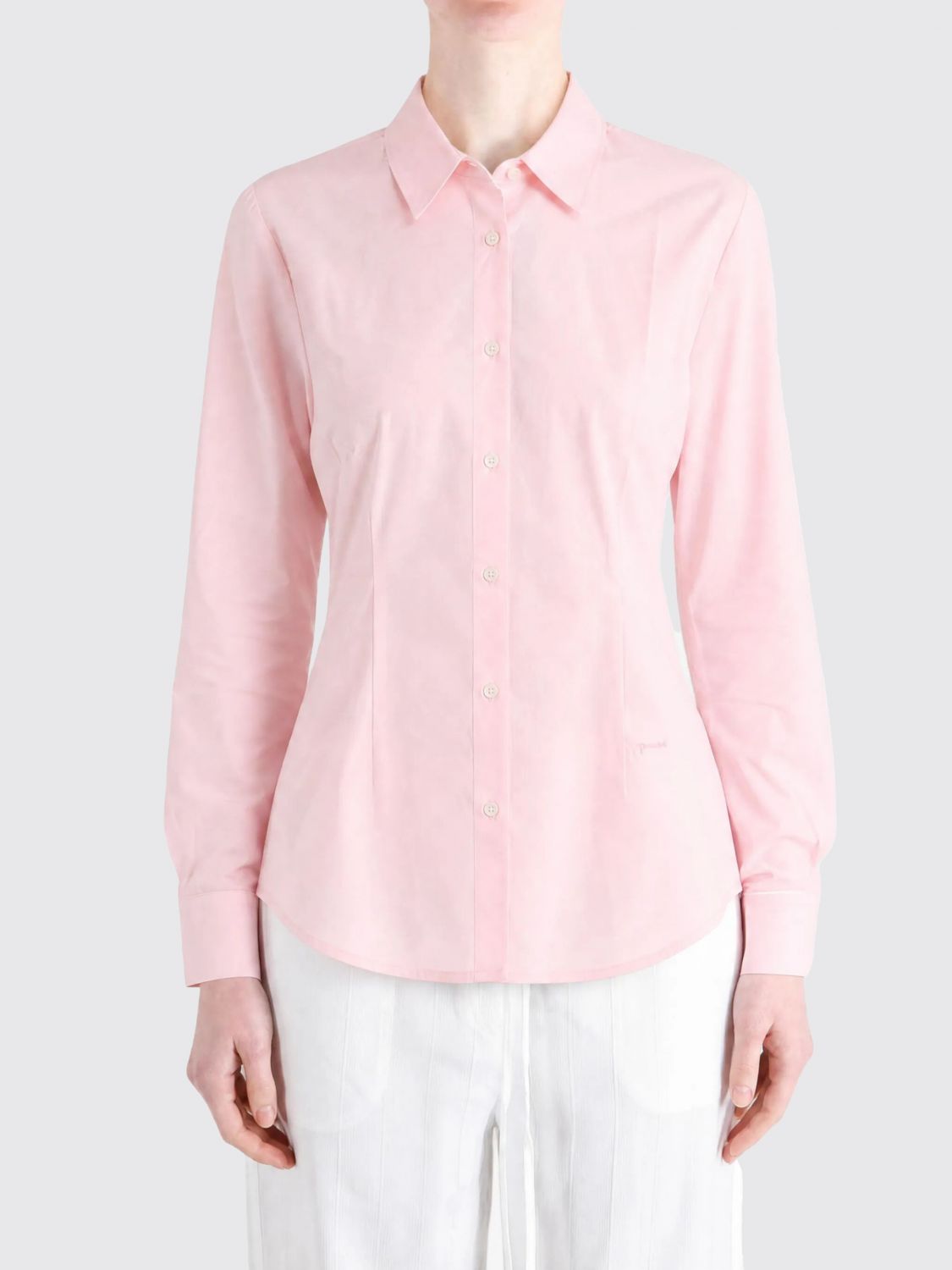 Paloma Wool Slim Fit Organic Cotton Shirt with Classic Collar