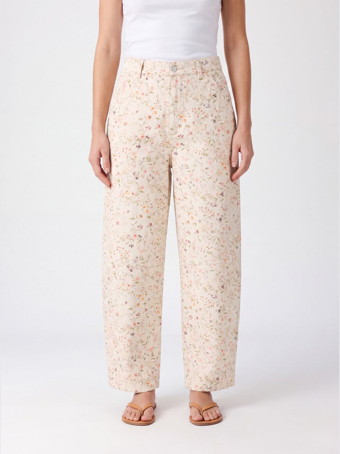 TELA Pants Woman color Multicolor