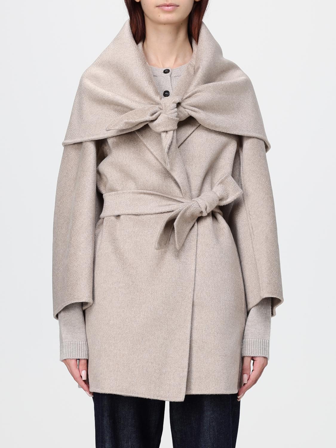 MAX MARA Coat Woman color Ivory