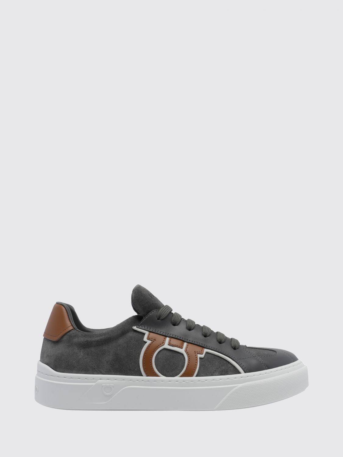 FERRAGAMO Sneakers Men color Grey