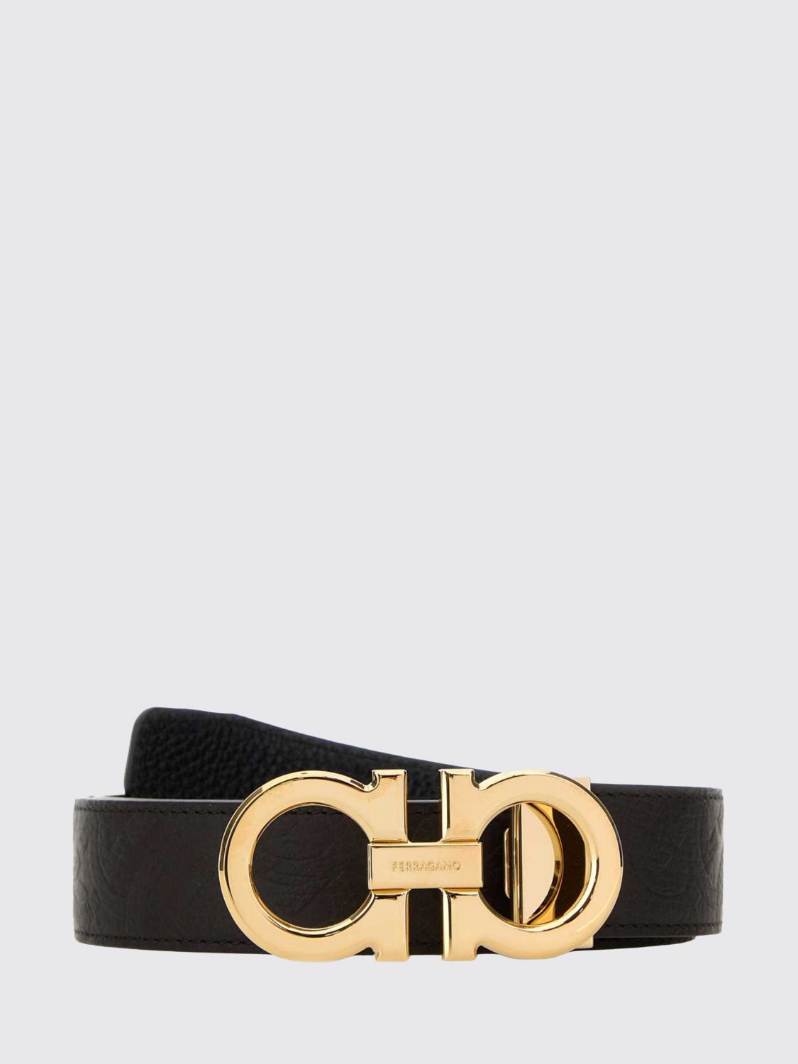 FERRAGAMO Belt Men color Dark