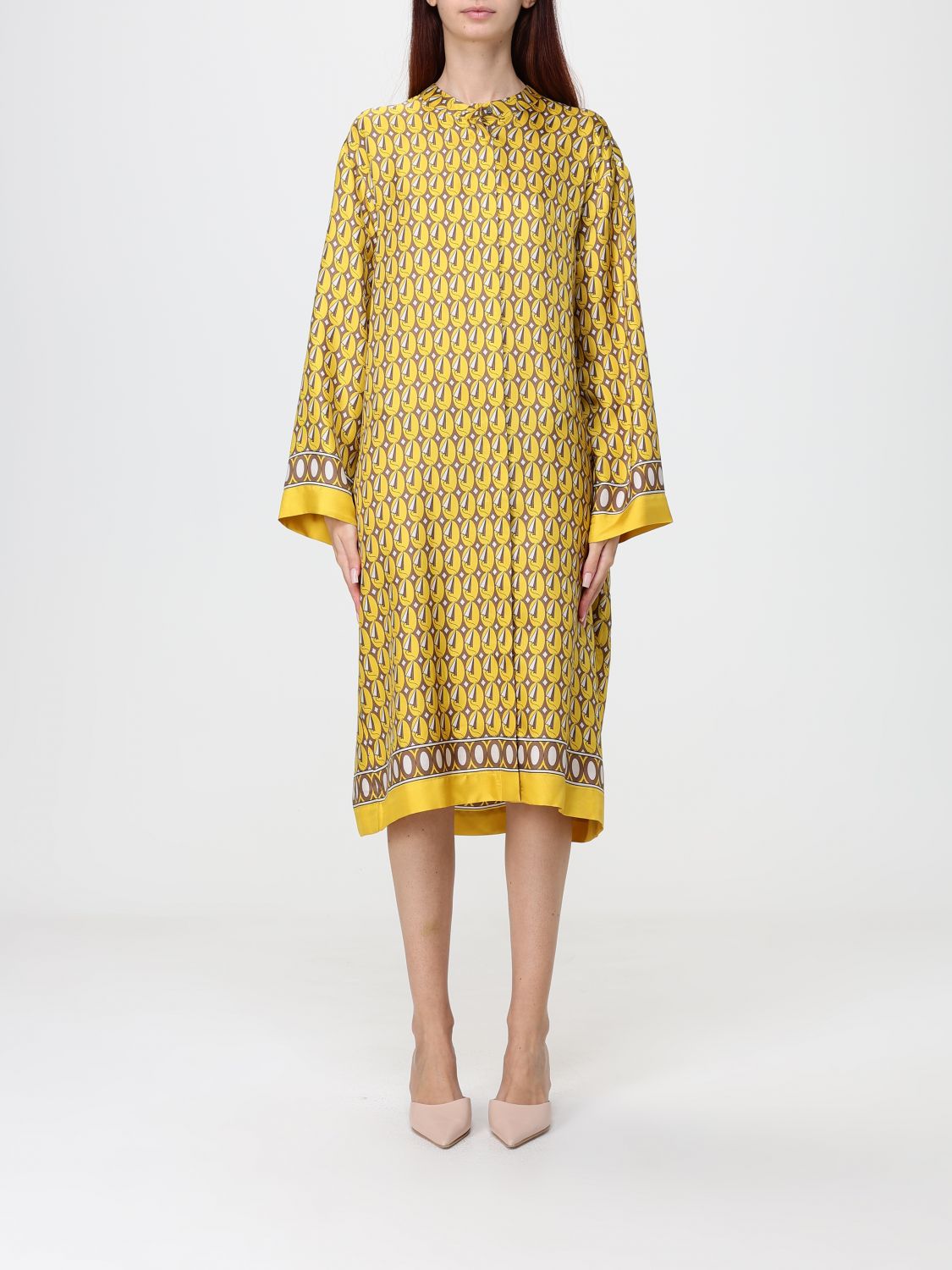'S MAX MARA Dress Woman color Yellow