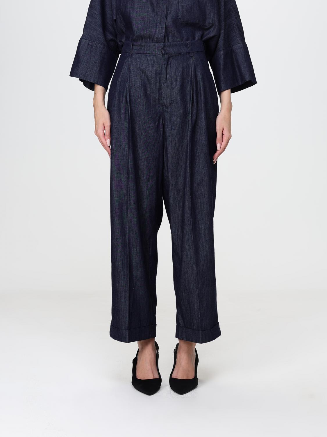 'S MAX MARA Jeans Woman color Denim