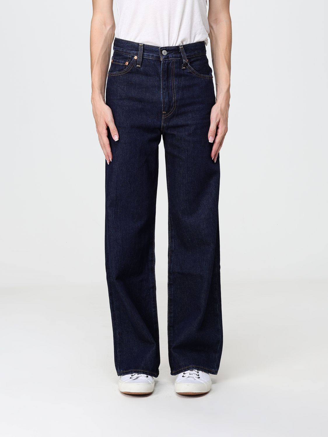 LEVI'S Jeans Woman color Grey