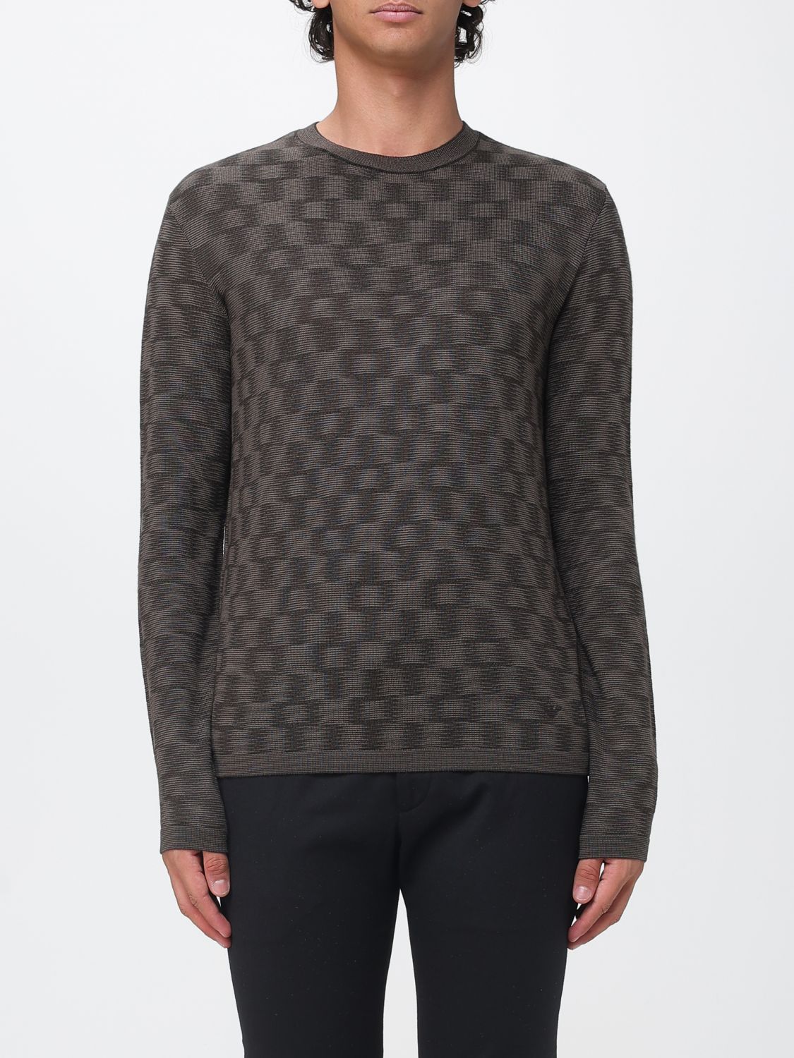 EMPORIO ARMANI Maglia Uomo colore Marrone