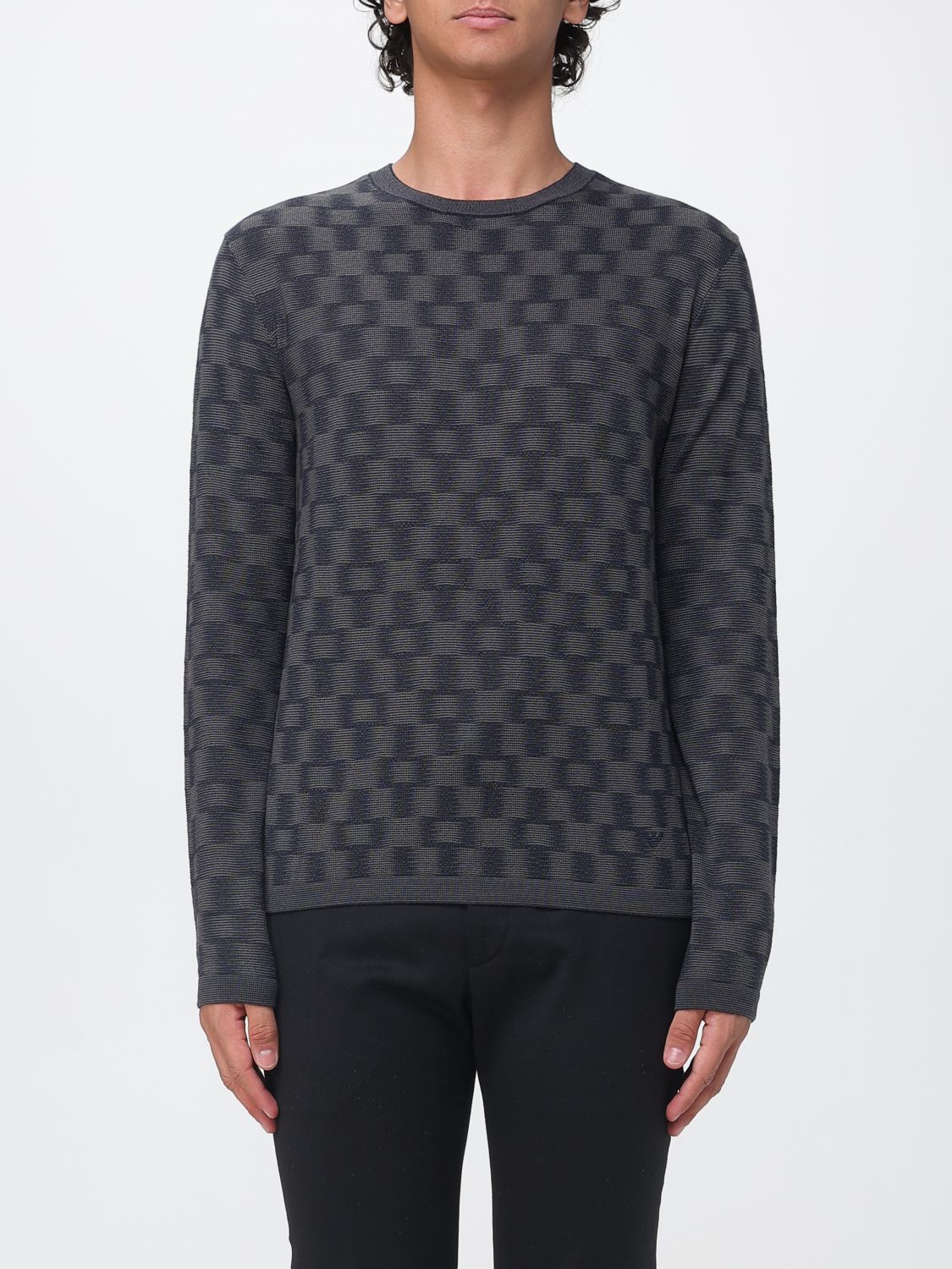 EMPORIO ARMANI Maglia Uomo colore Blue Navy