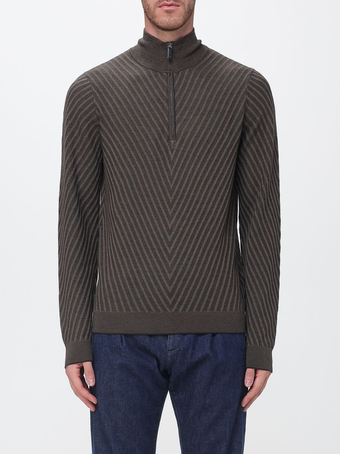 EMPORIO ARMANI Maglia Uomo colore Marrone