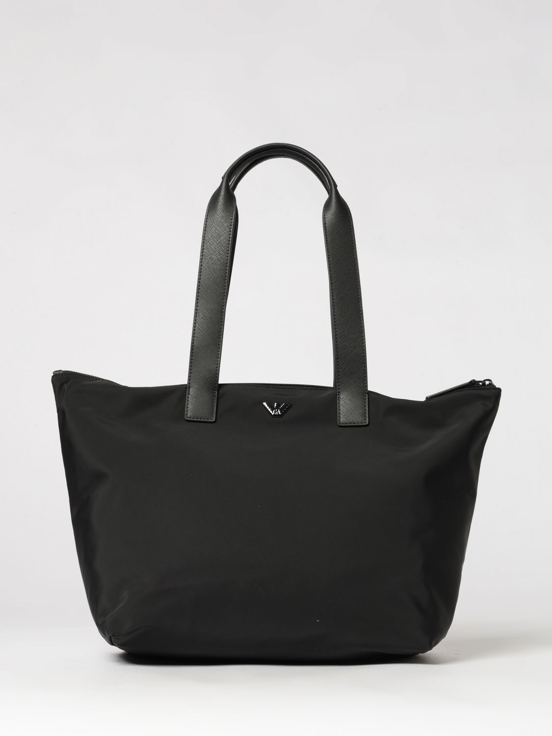 EMPORIO ARMANI Polyester Tote Bag with Removable Pouch and Eagle Logo EMPORIO ARMANI Polyester Tote Bag with Removable Pouch and Eagle Logo
