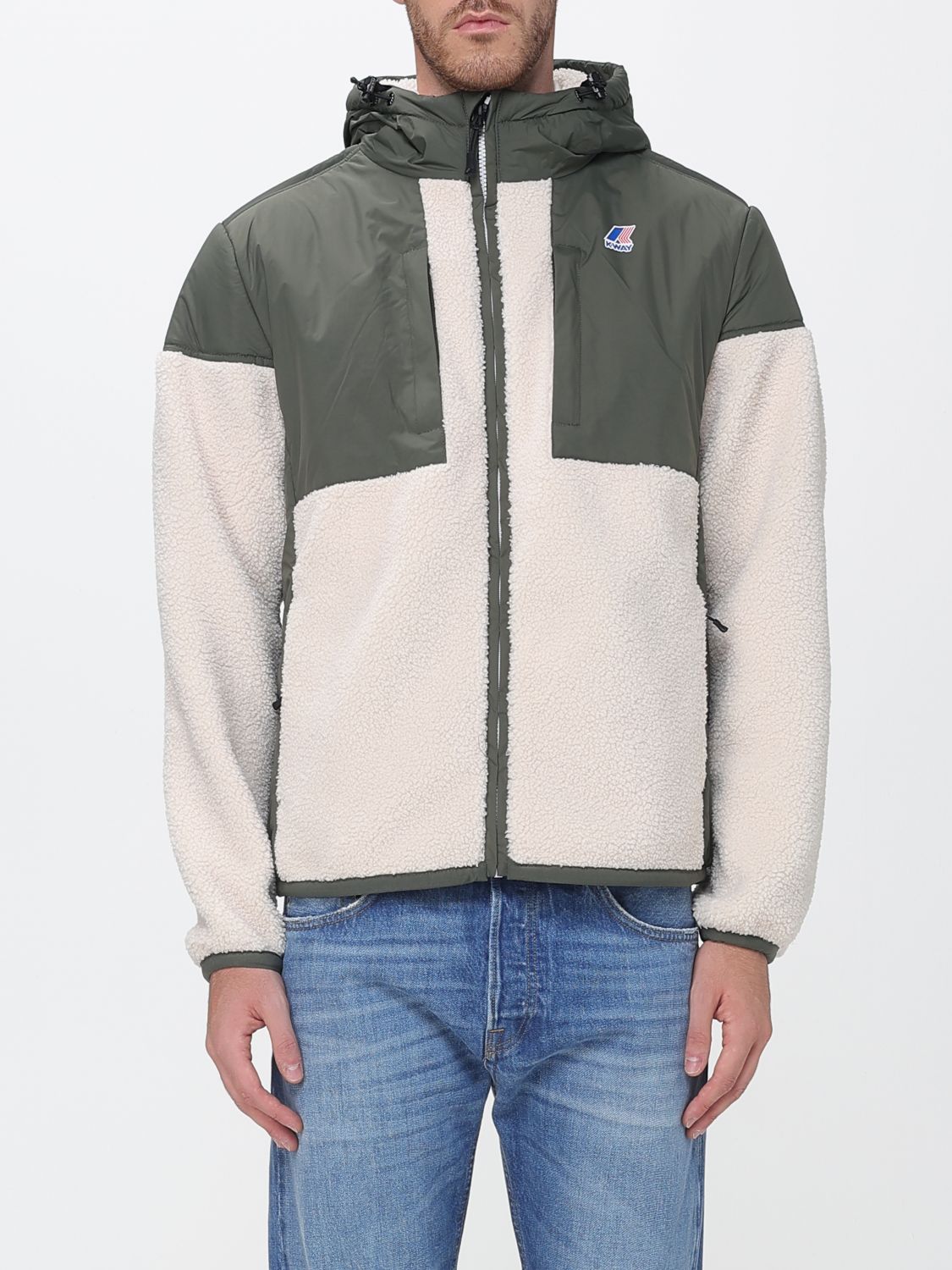 K-Way Samson 4.0 Padded Nylon Jacket with Sherpa Lining
