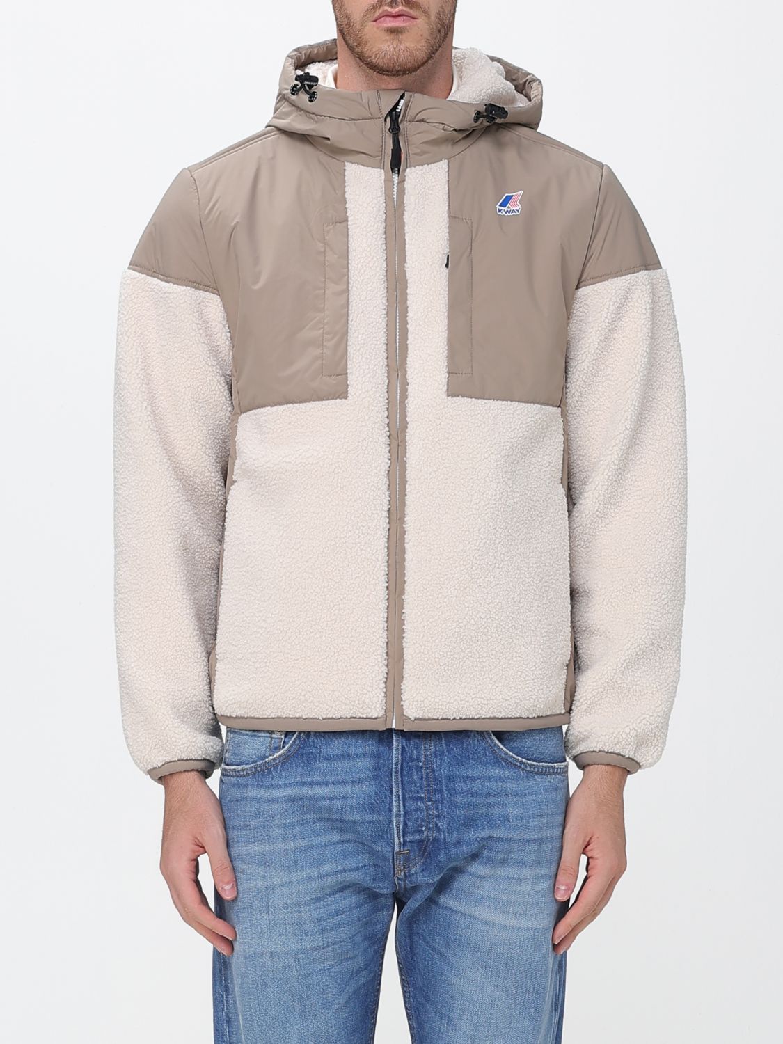 K-WAY Samson 4.0 Padded Nylon Jacket with Sherpa Lining