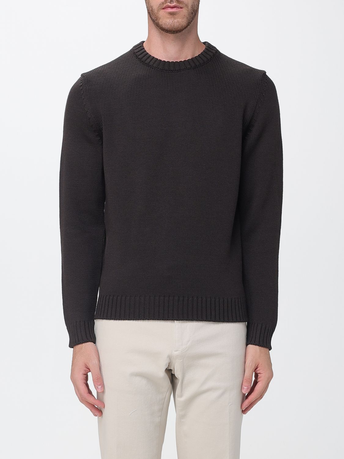 ZANONE Maglia girocollo slim fit in pura lana vergine
