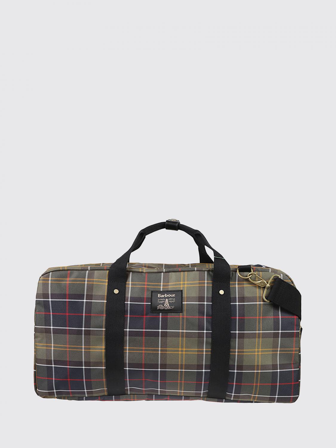 BARBOUR Travel Bag Men color Green