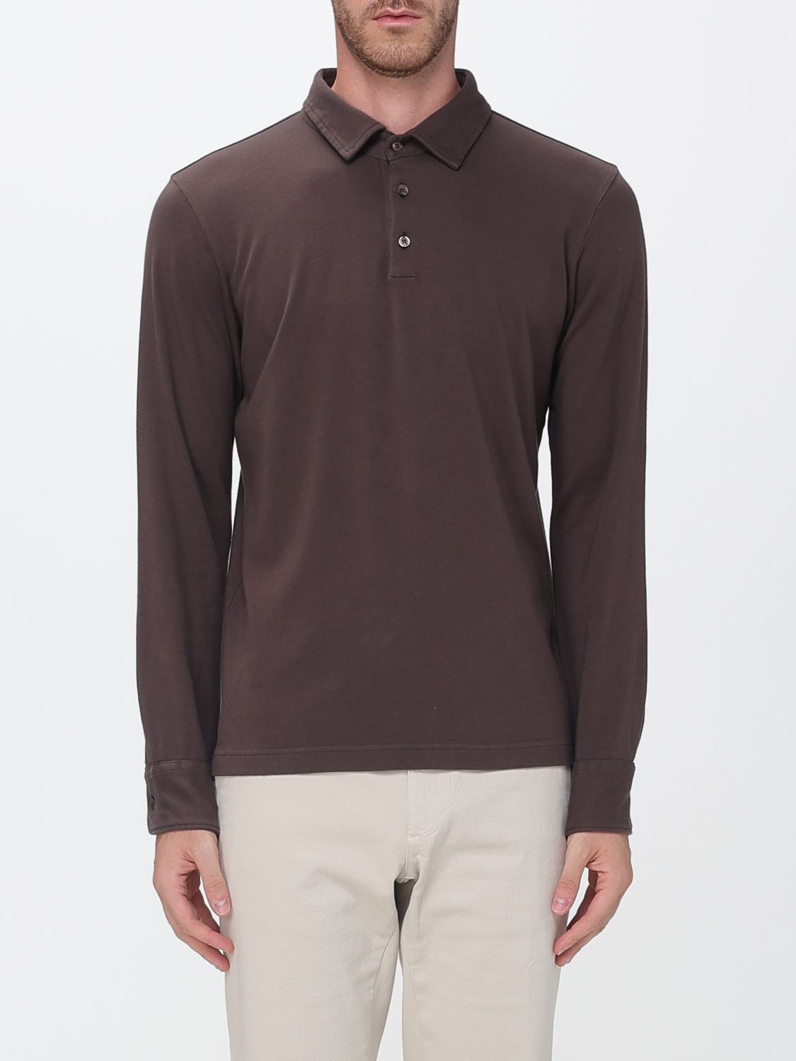 ZANONE Polo Uomo colore Ebano