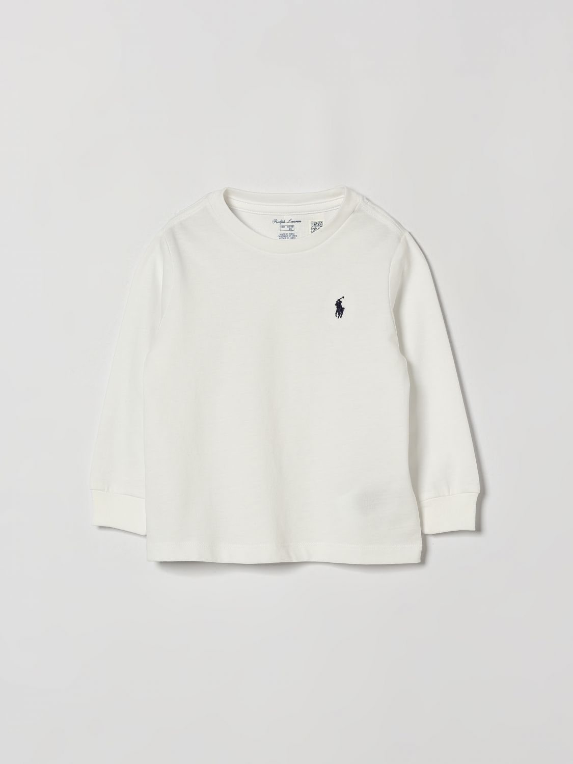 POLO RALPH LAUREN Langarm-T-Shirt aus Baumwolle für Jungen mit Pony-Logo