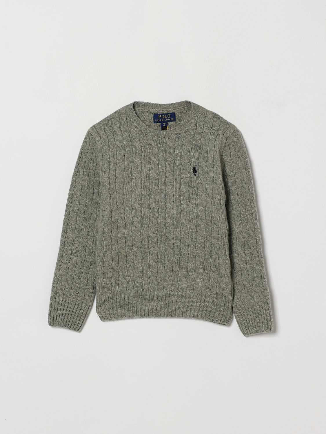 POLO RALPH LAUREN Rundhalspullover für Jungen aus Wolle und Kaschmir mit Pony-Logo