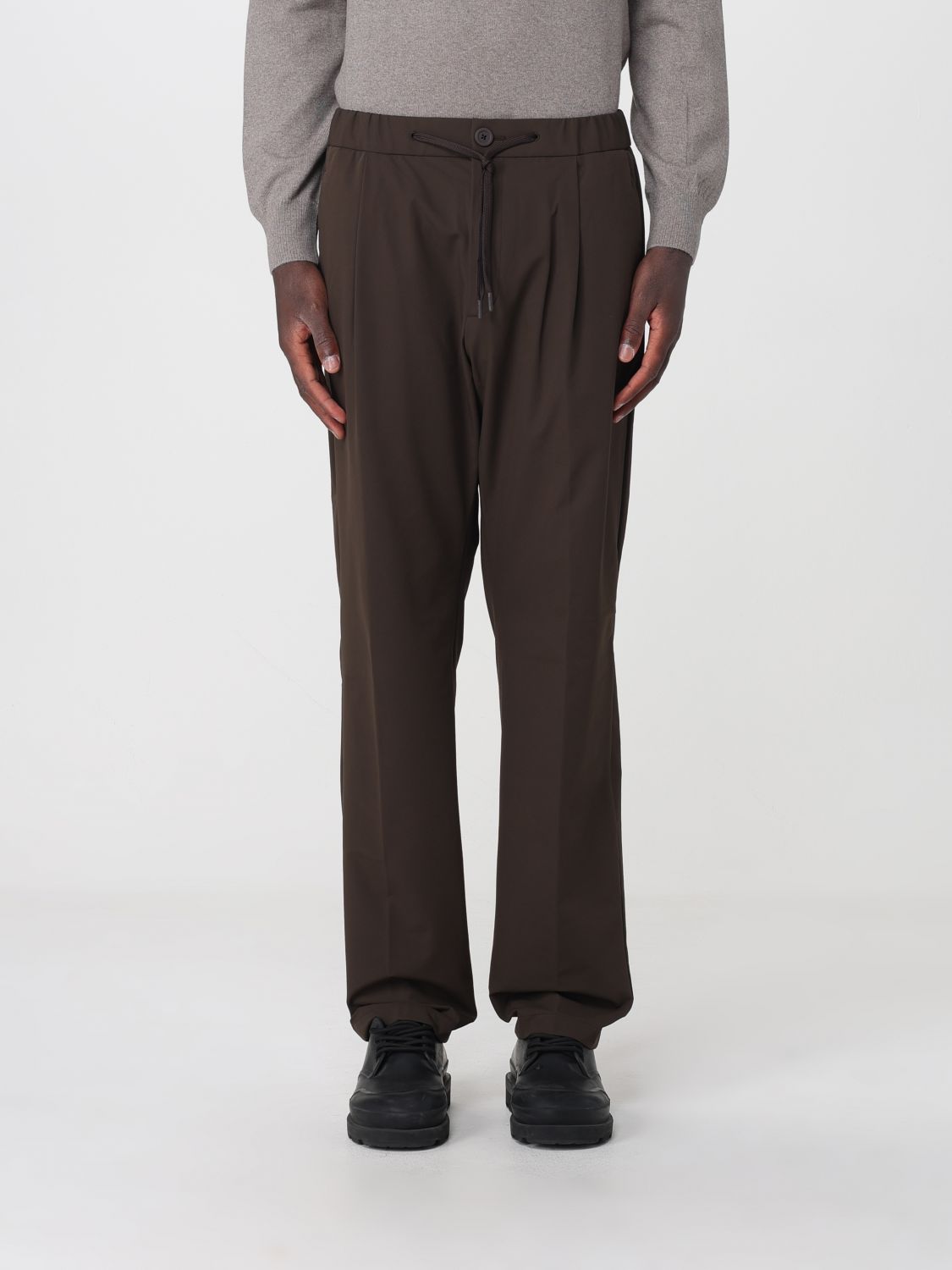 HERNO Pants Men color Brown