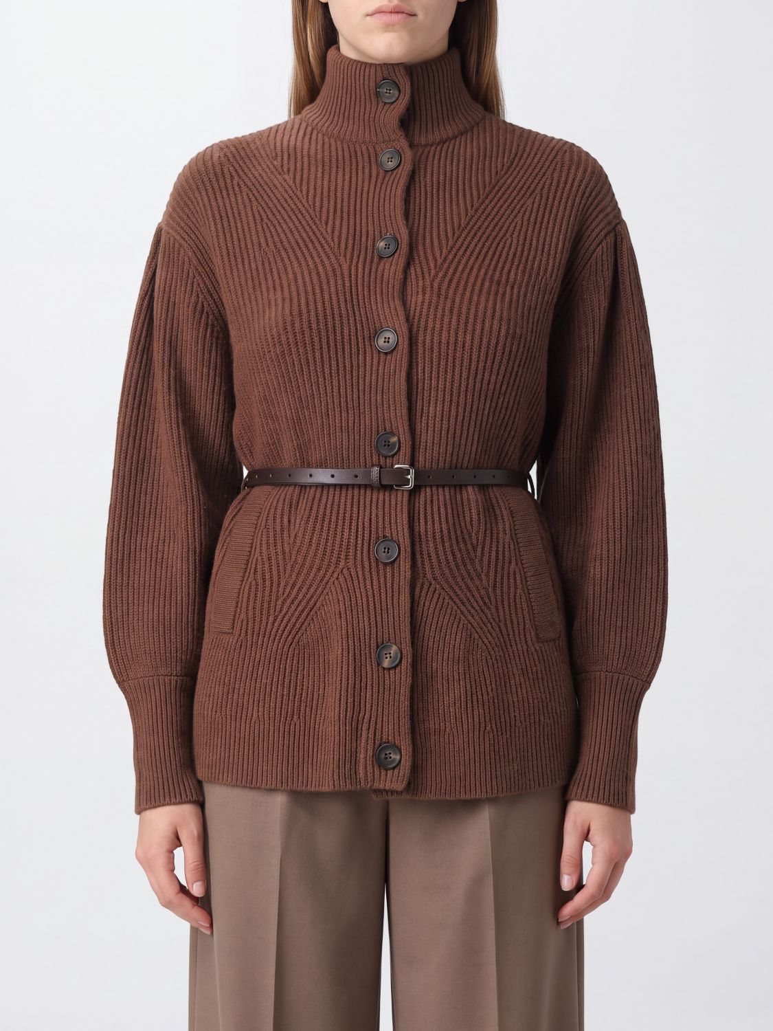 BRUNELLO CUCINELLI Sweater Woman color Brown