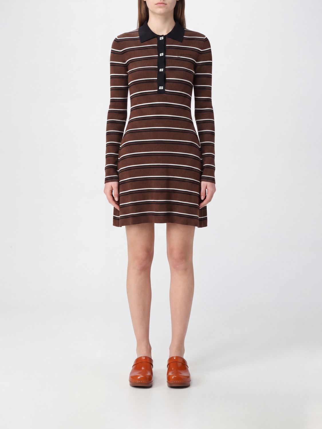 GANNI Dress Woman color Black