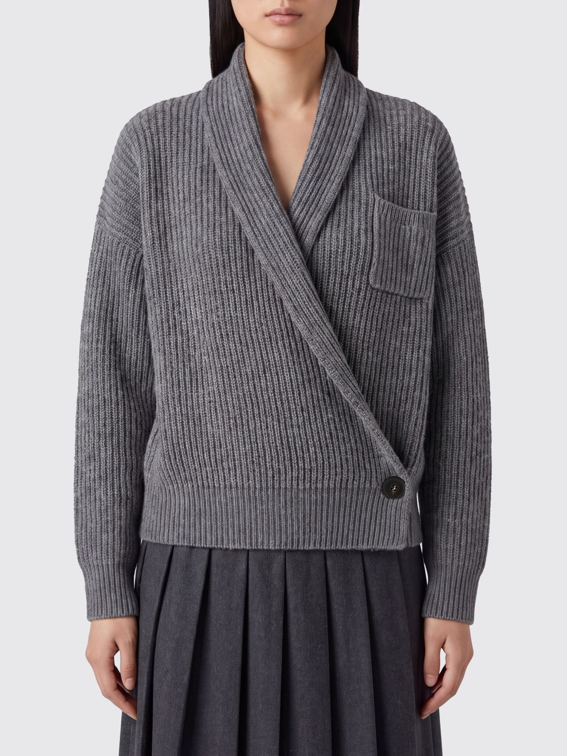 BRUNELLO CUCINELLI Sweater Woman color Grey