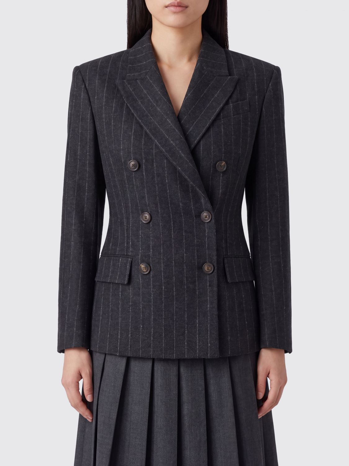 BRUNELLO CUCINELLI Jacket Woman color Grey
