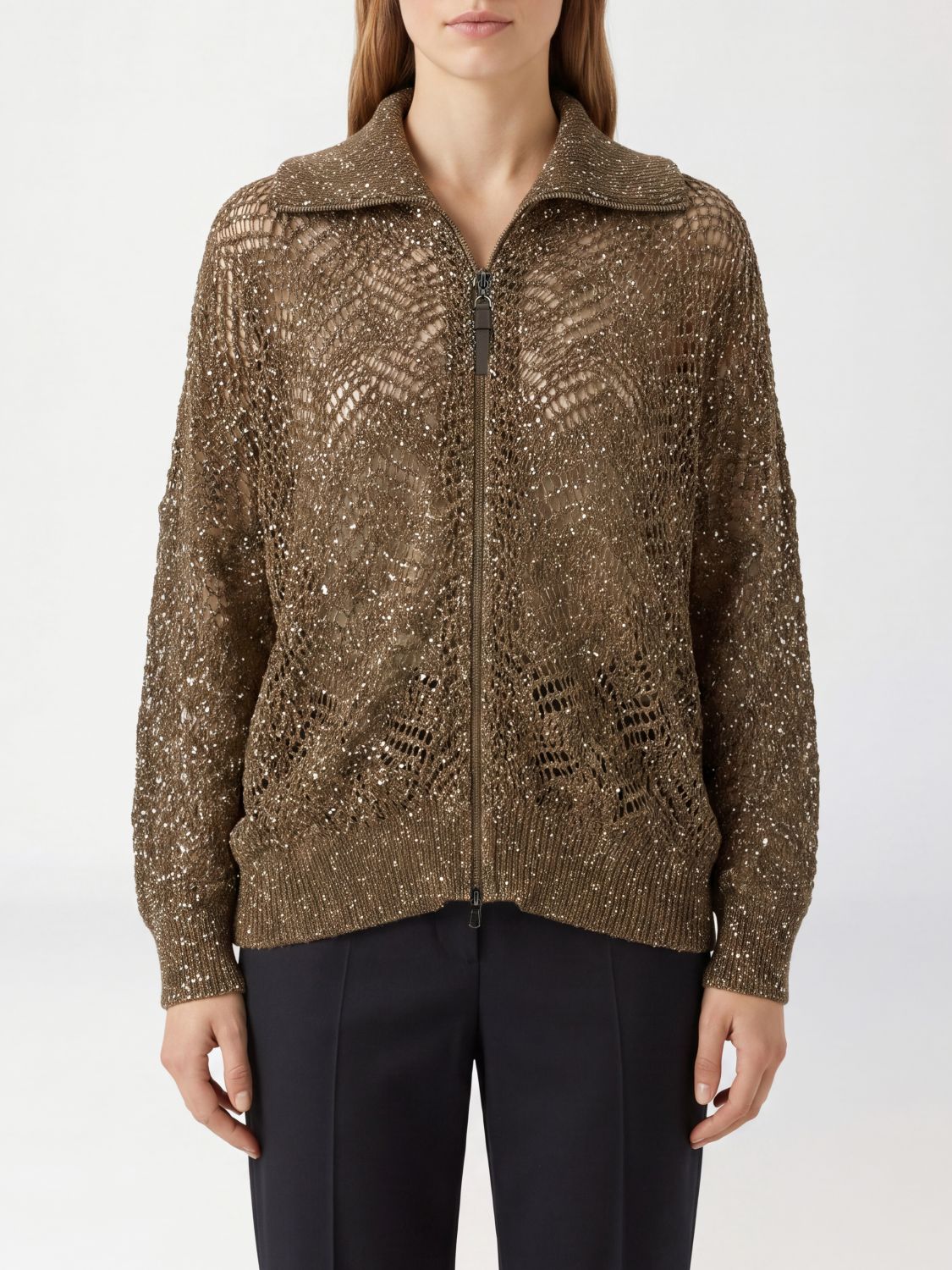 BRUNELLO CUCINELLI Sweater Woman color Brown