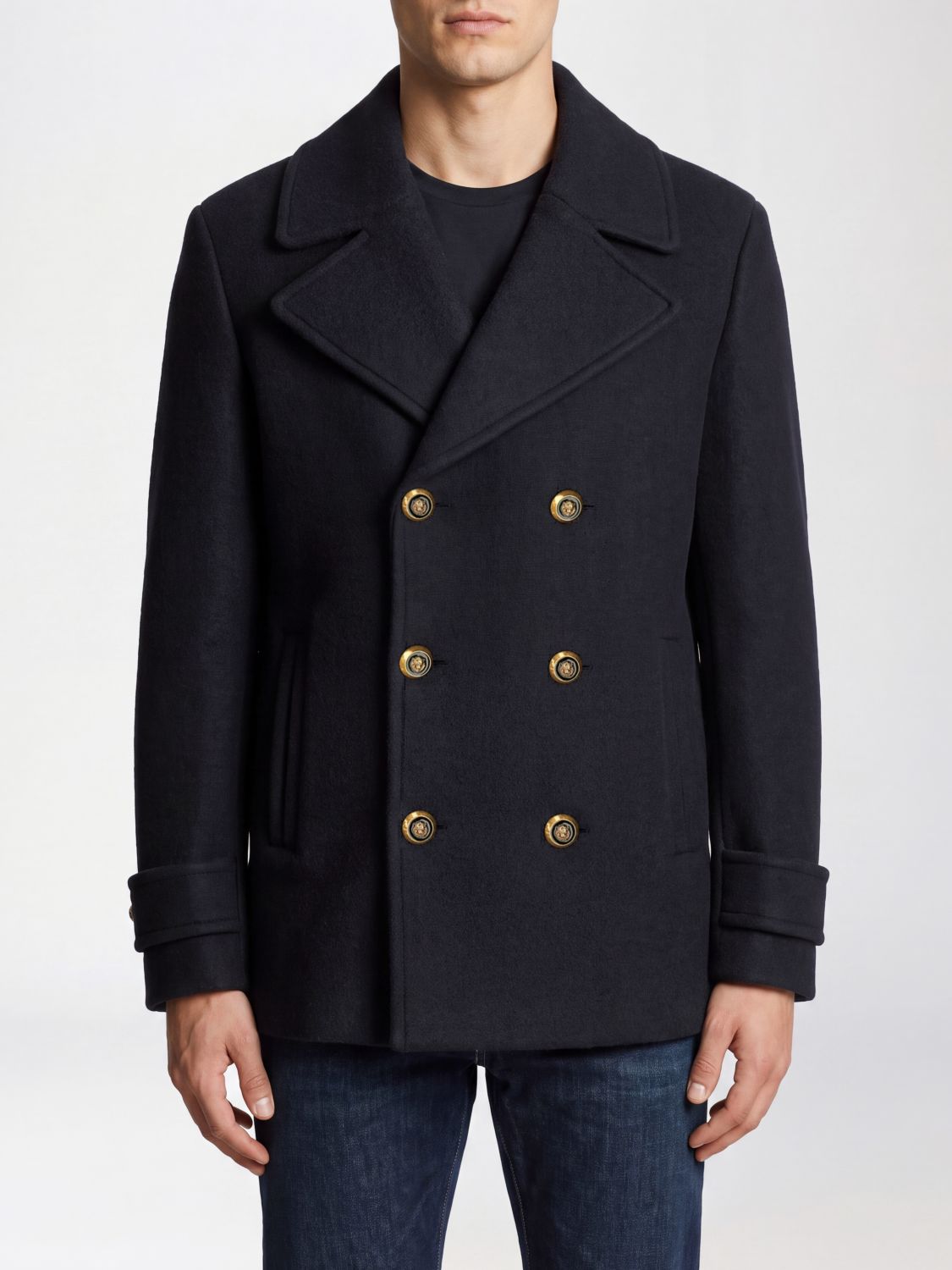 BALMAIN Jacket Men color Blue