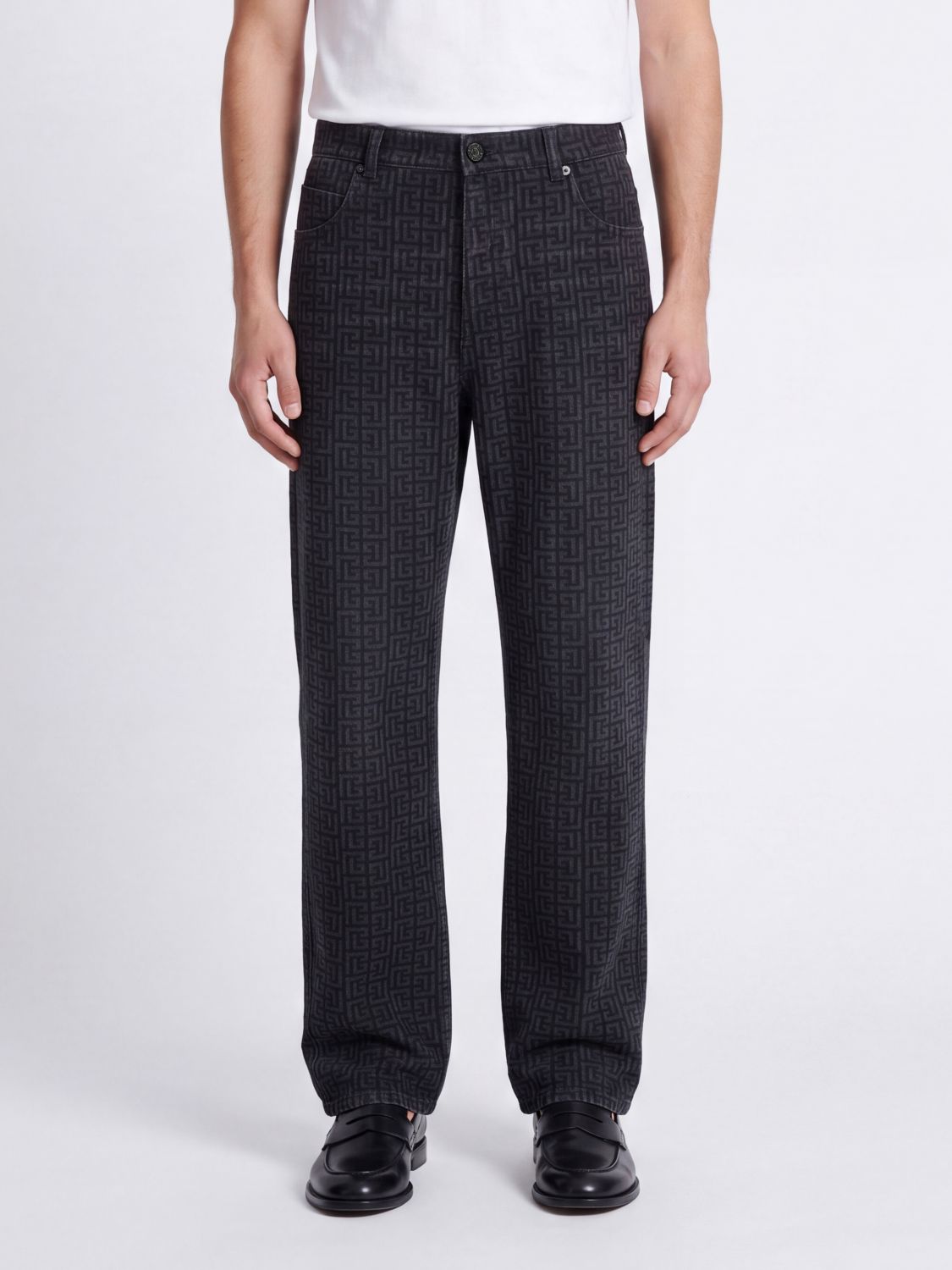 BALMAIN Jeans Men color Black