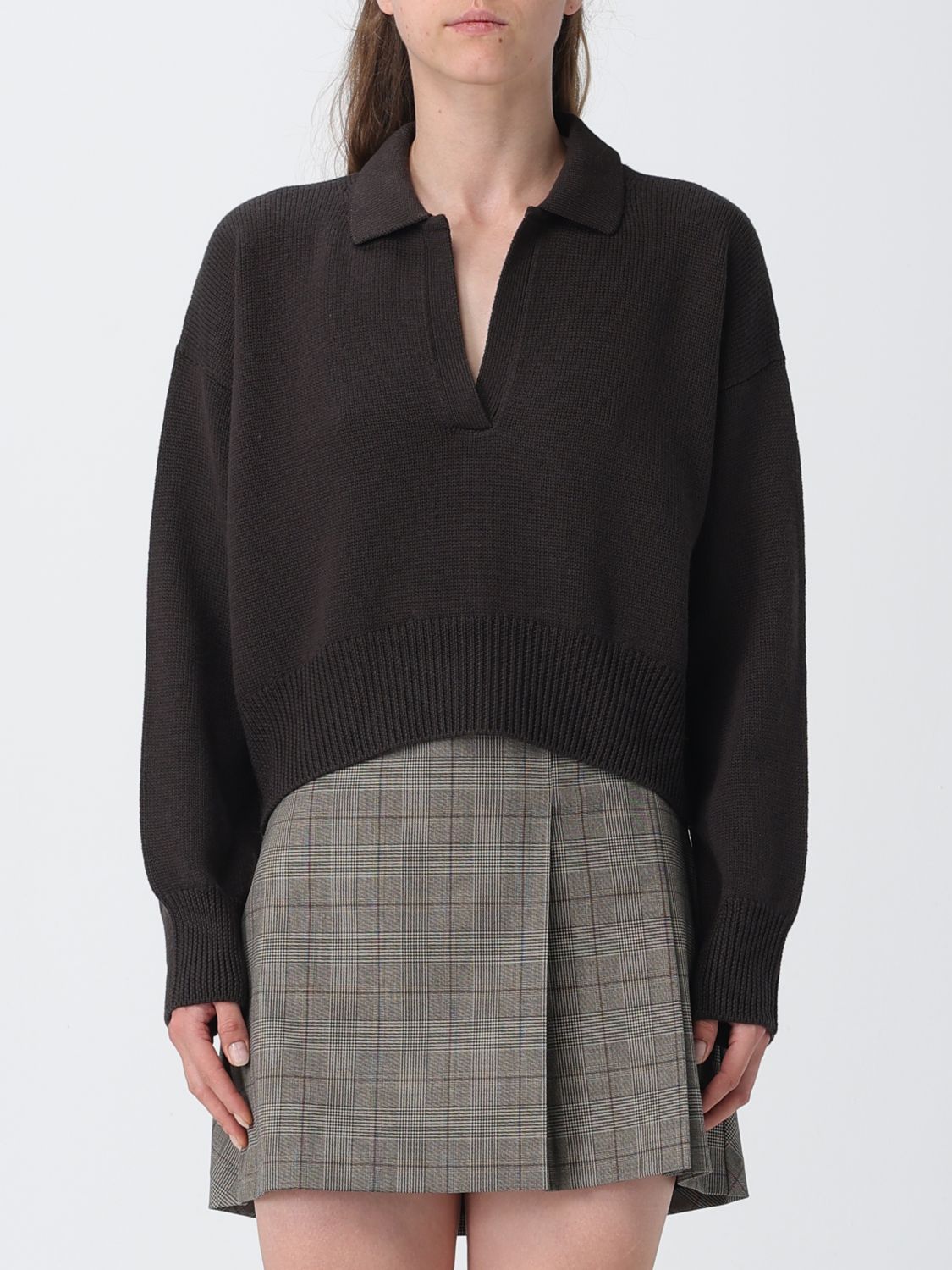 DONDUP Shirt Woman color Brown