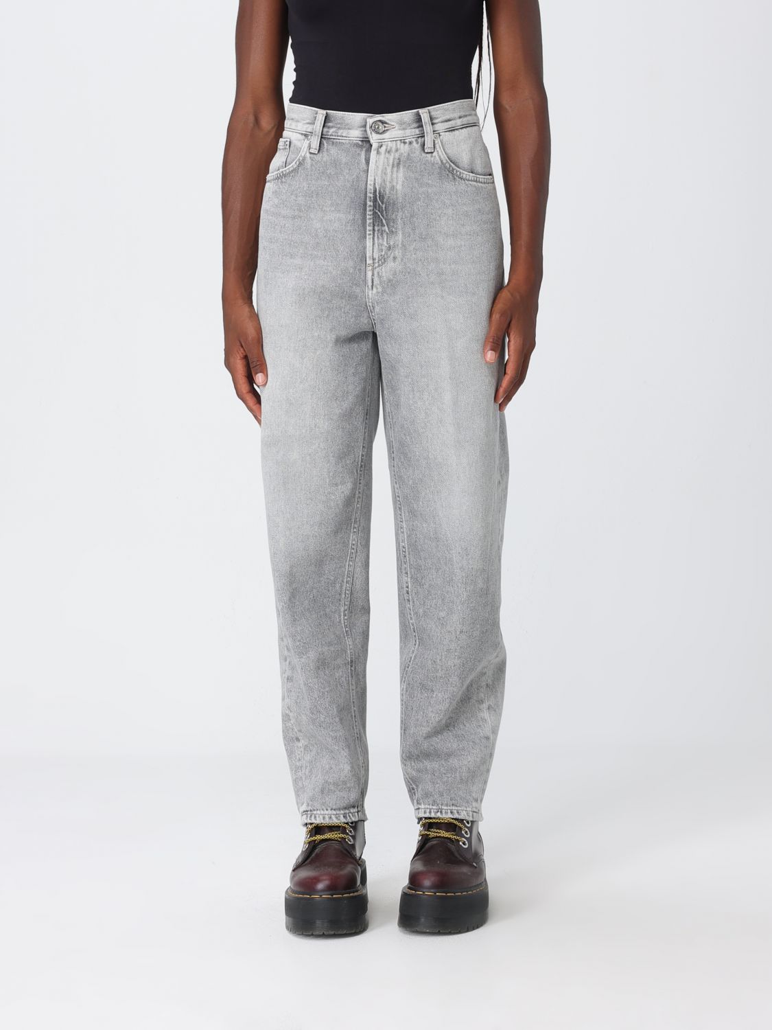 DONDUP Jeans Woman color Black