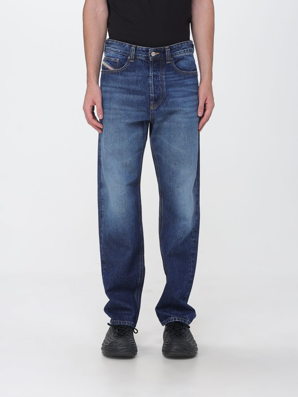 DIESEL 2024 D-Macs Mid-Rise Straight Jeans
