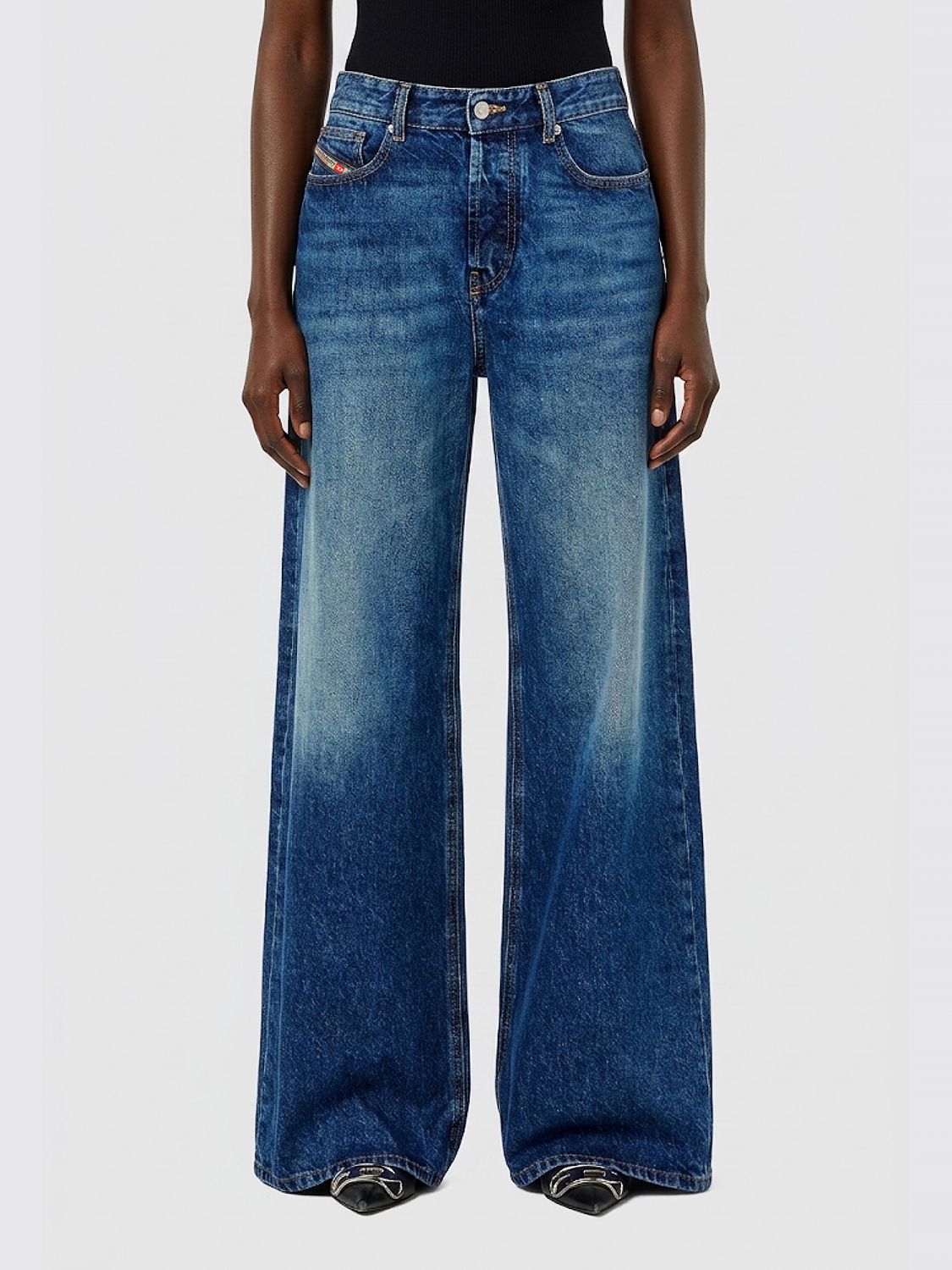 DIESEL 1996 D-Sire Low-Rise Wide-Leg Jeans